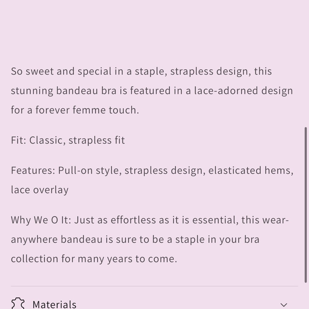 NWOT Free People Bring Me Another Bandeau - Picture 7 of 7